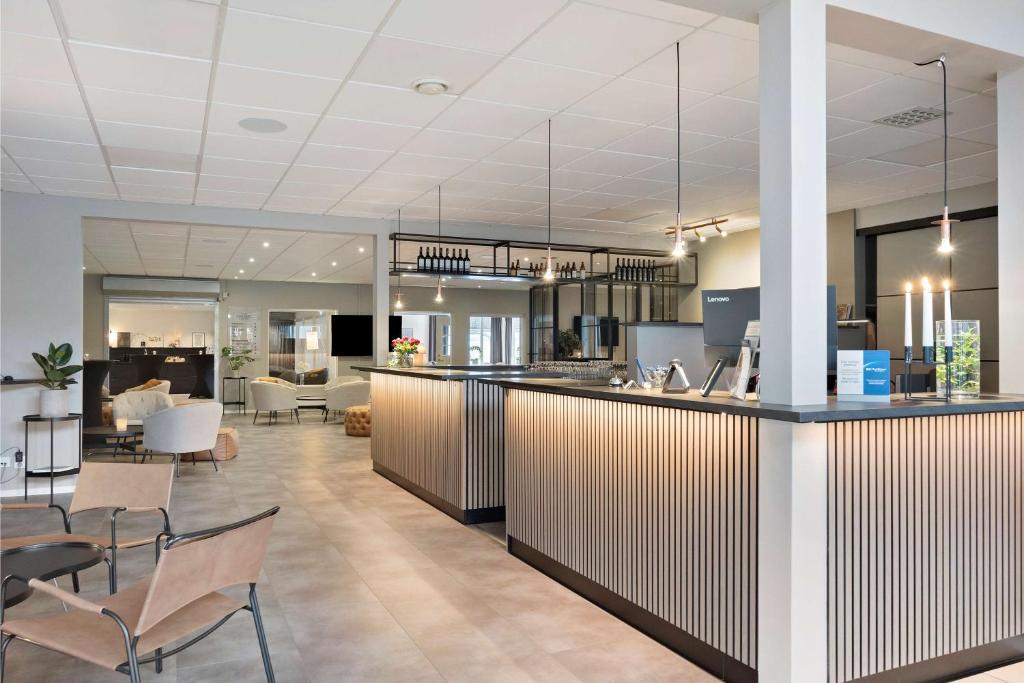 Kuchyň nebo kuchyňský kout v ubytování Best Western Hotel Vrigstad