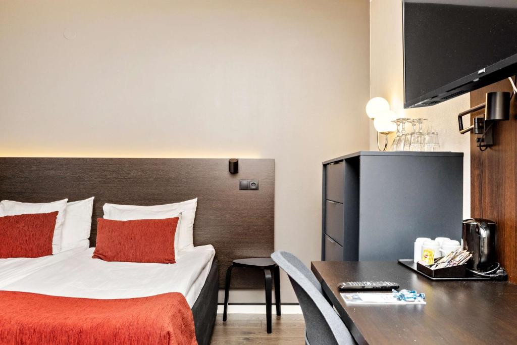 Kuchyň nebo kuchyňský kout v ubytování Best Western Hotel Savoy
