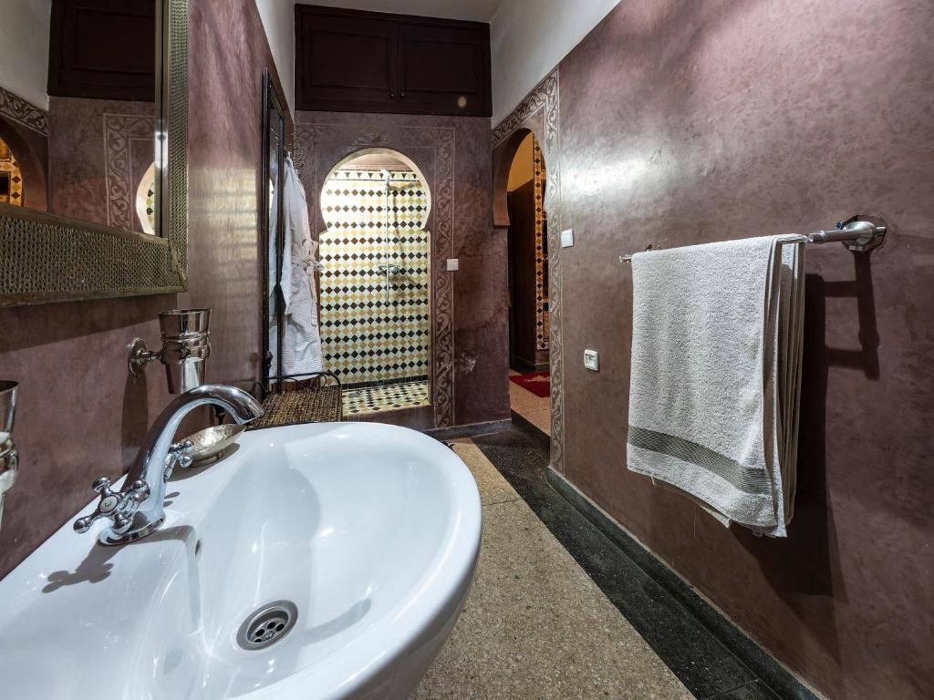 Koupelna v ubytování Villa Soraya Hammam & Jacuzzi