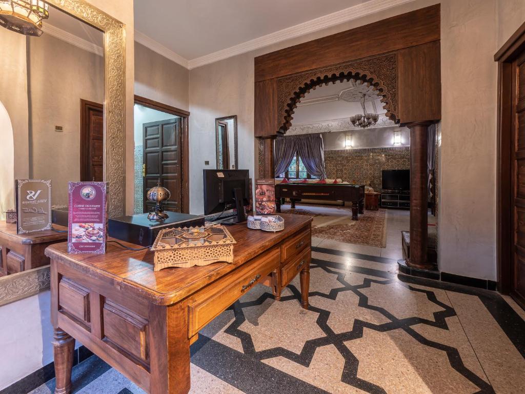 Posezení v ubytování Villa Soraya Hammam & Jacuzzi
