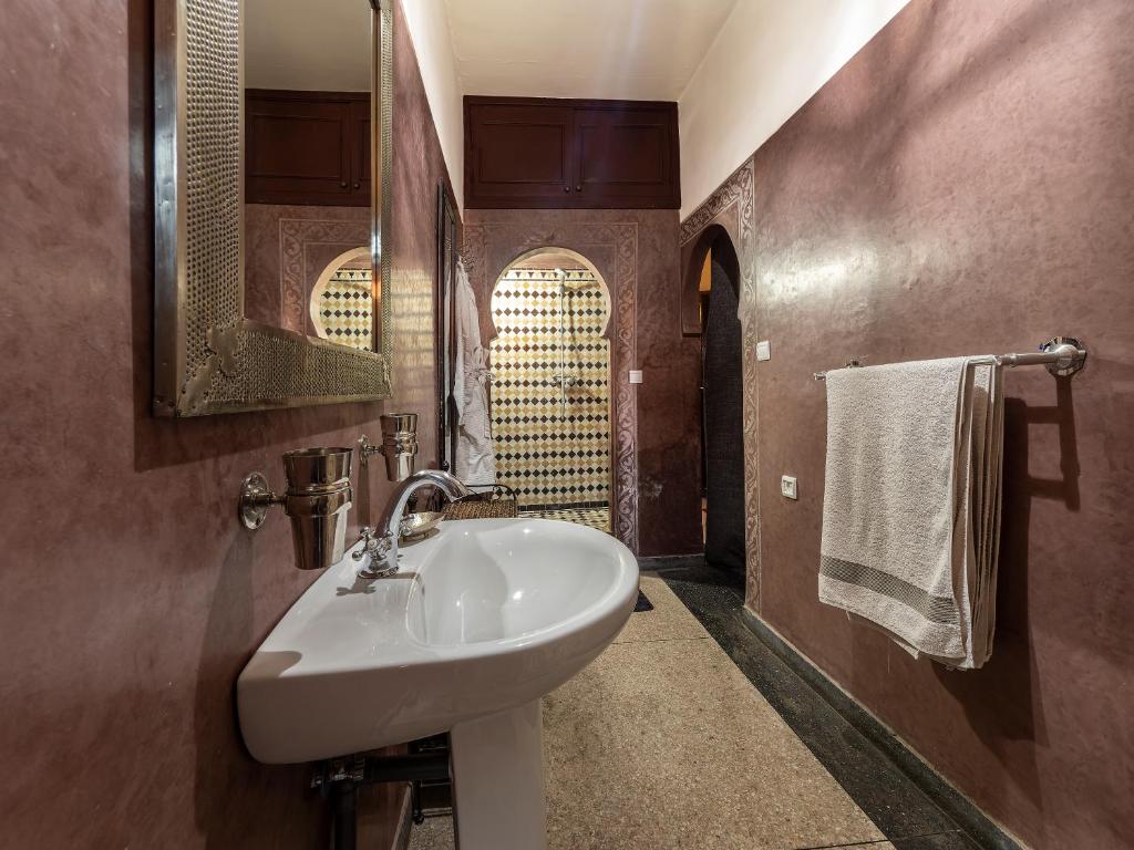 Koupelna v ubytování Villa Soraya Hammam & Jacuzzi
