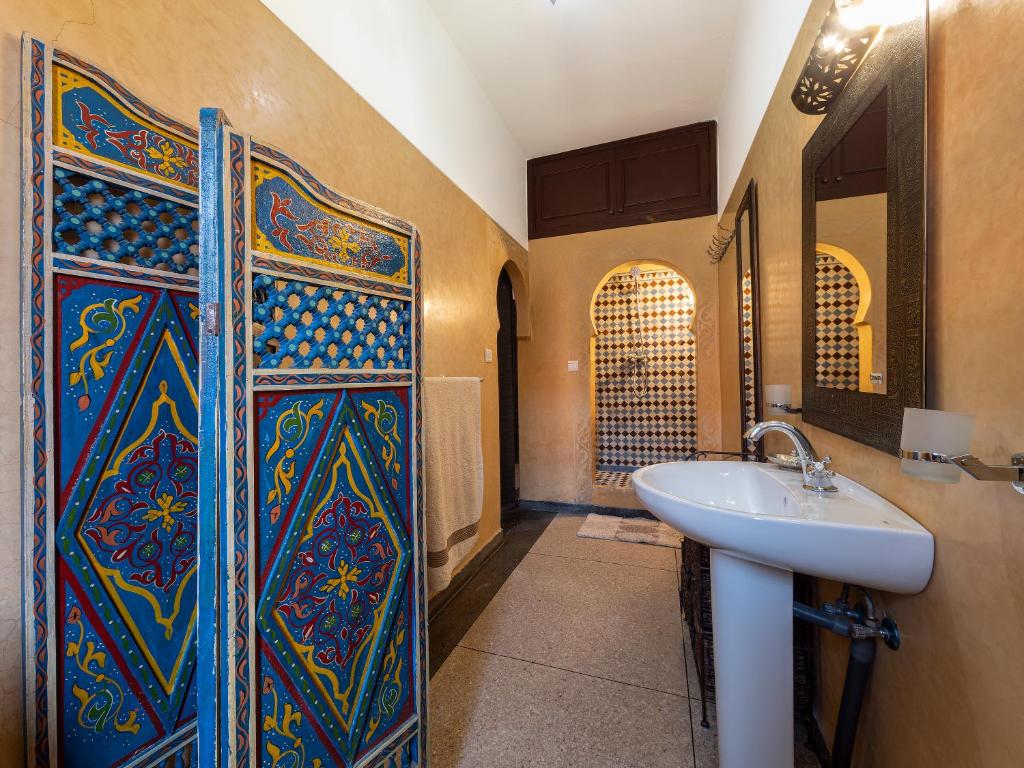 Koupelna v ubytování Villa Soraya Hammam & Jacuzzi