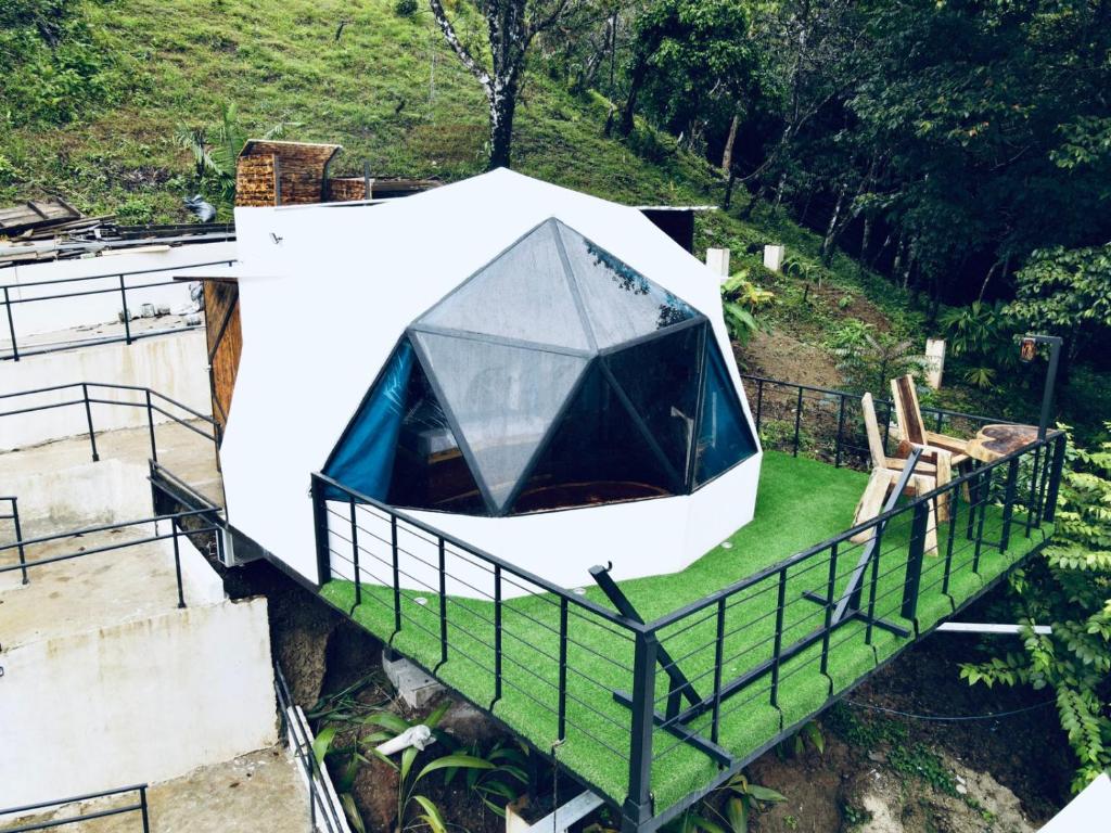 Zahrada ubytování Glamping Tomaselli