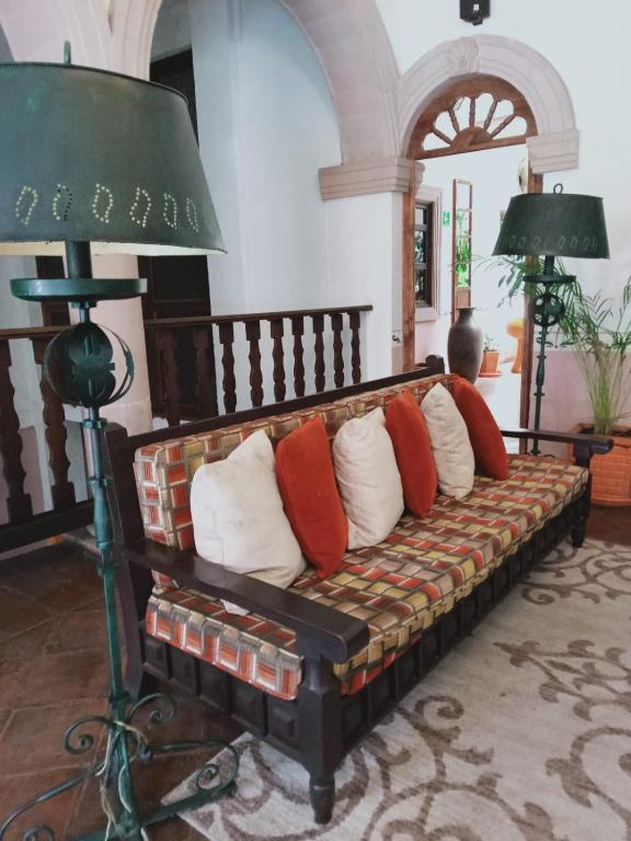 Posezení v ubytování Hotel Refugio Victoria