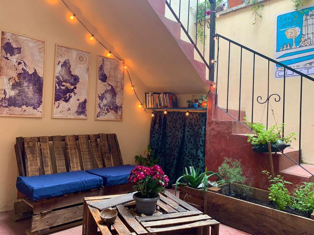 Posezení v ubytování Hostal 23
