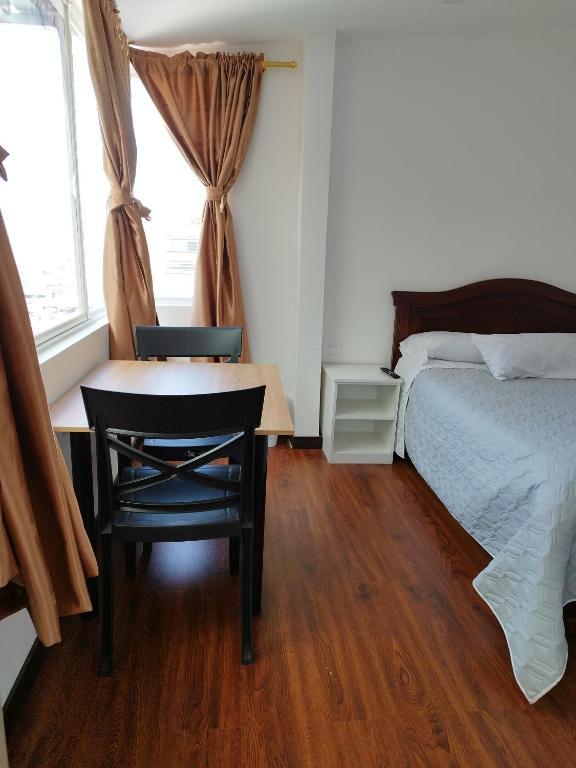 Postel nebo postele na pokoji v ubytování Habitaciones Alkimya