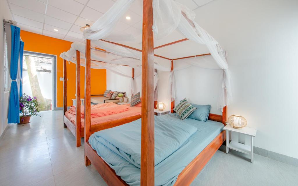 Vườn Pháp 3 Homestay - Chambre Familiale Avec Salle De Bain Privée