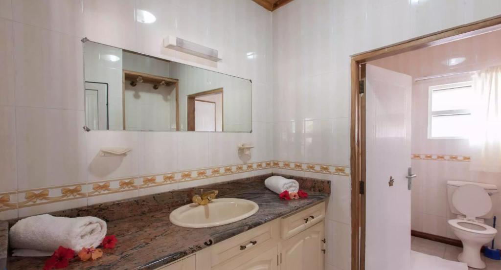 Koupelna v ubytování Villa Confort