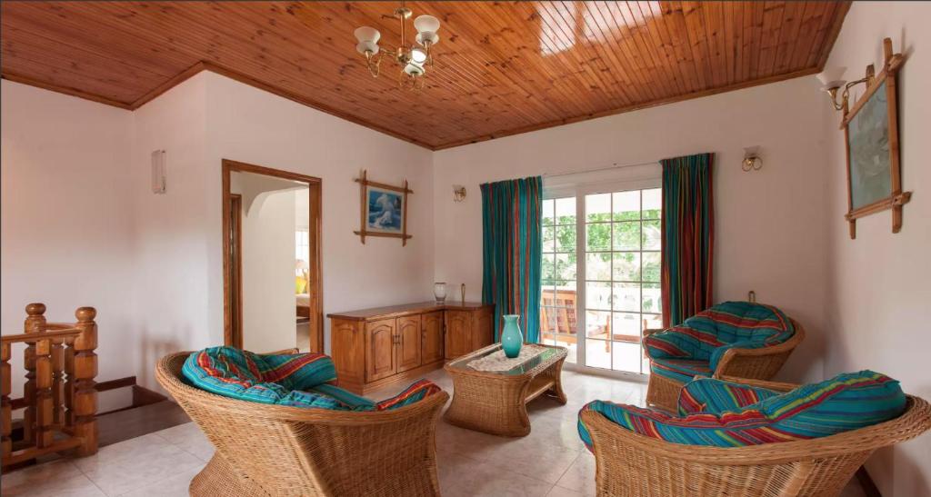 Posezení v ubytování Villa Confort