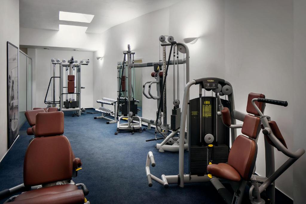 Fitness centrum a/nebo fitness zařízení v ubytování Hotel Roma Prague