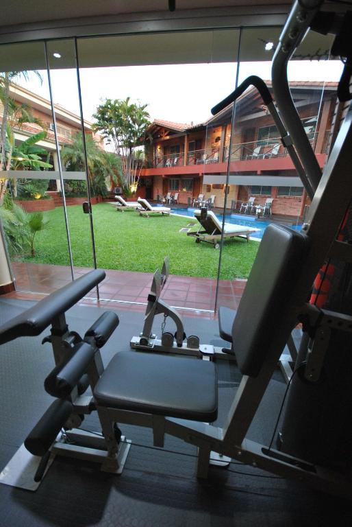 Fitness centrum a/nebo fitness zařízení v ubytování Villa Floreal Hotel Boutique