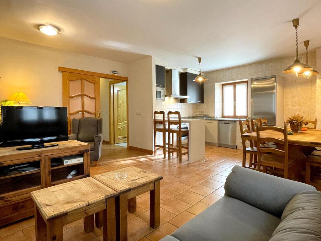 Kuchyň nebo kuchyňský kout v ubytování Casa Ederra