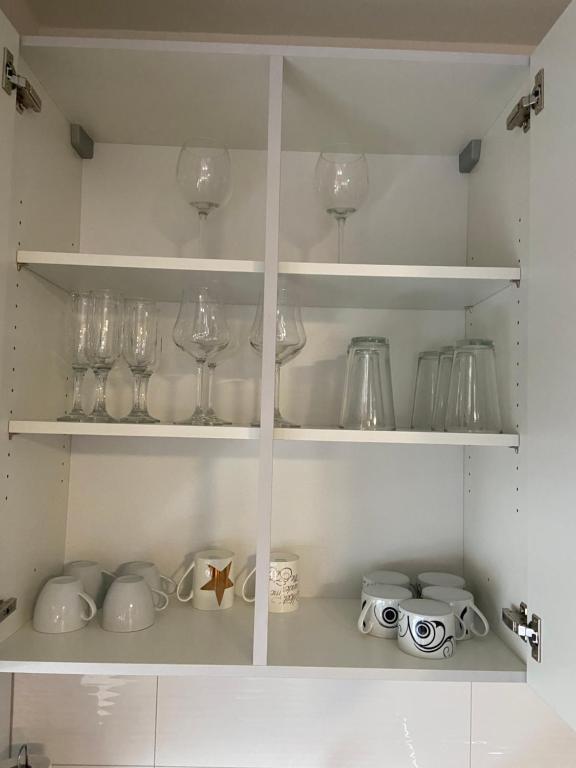 Kuchyň nebo kuchyňský kout v ubytování Gemütliche Ferienwohnung EVIELINE in Todtnau
