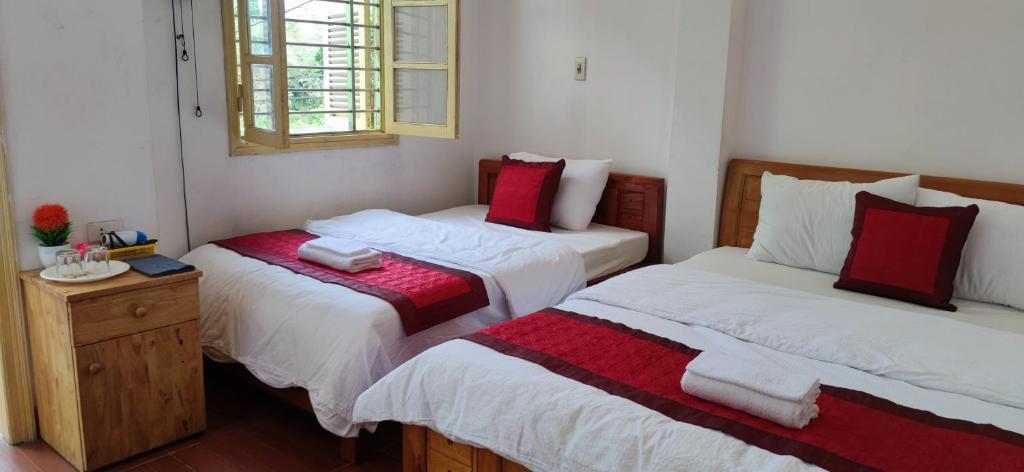 Thanh Hương 99 Hotel - Nội Bàiにあるベッド