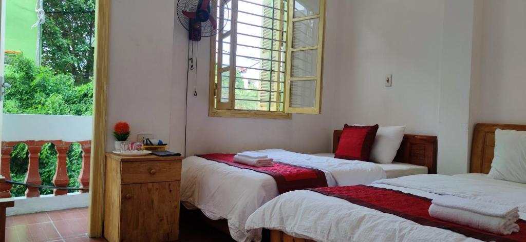 Thanh Hương 99 Hotel - Nội Bàiにあるベッド