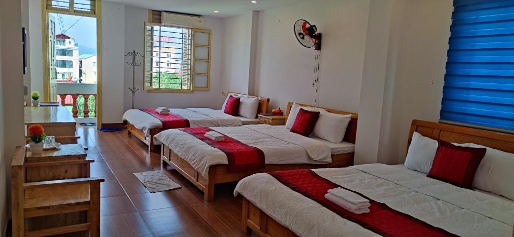Thanh Hương 99 Hotel - Nội Bàiにあるベッド