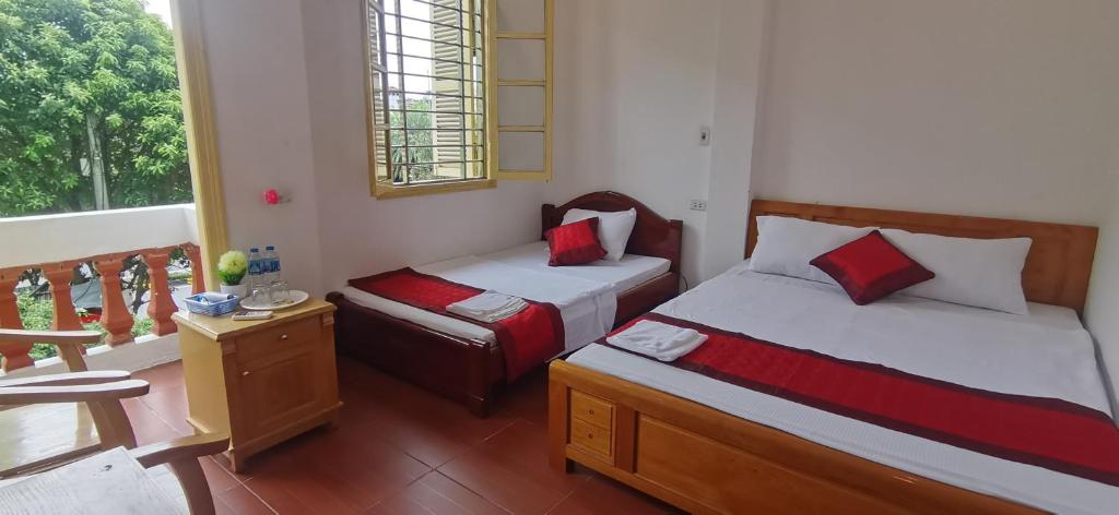 Thanh Hương 99 Hotel - Nội Bàiにあるベッド