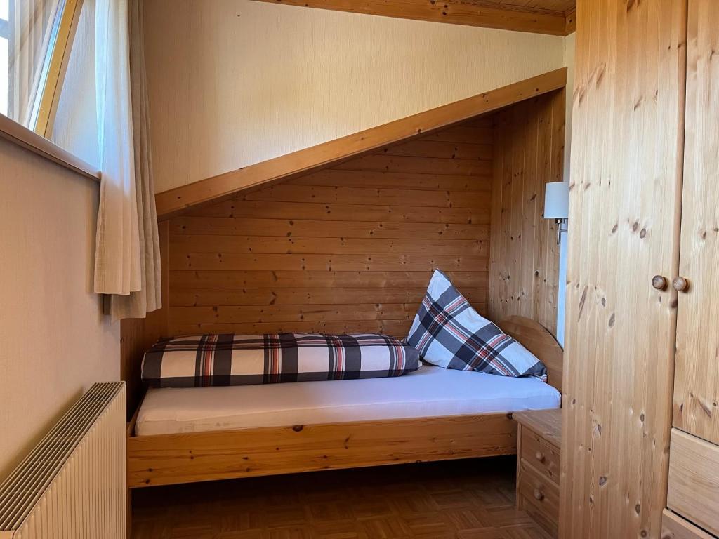 Postel nebo postele na pokoji v ubytování Bergmanns Ferienapartment