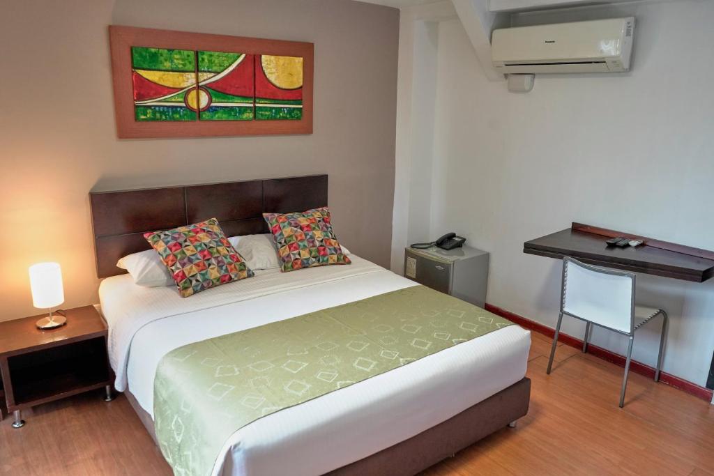 Cama o camas de una habitación en Hotel Volare