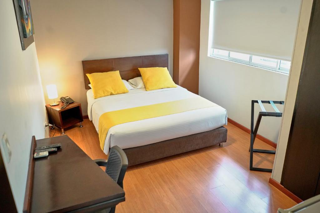 Cama o camas de una habitación en Hotel Volare