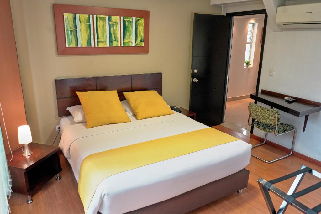 Cama o camas de una habitación en Hotel Volare