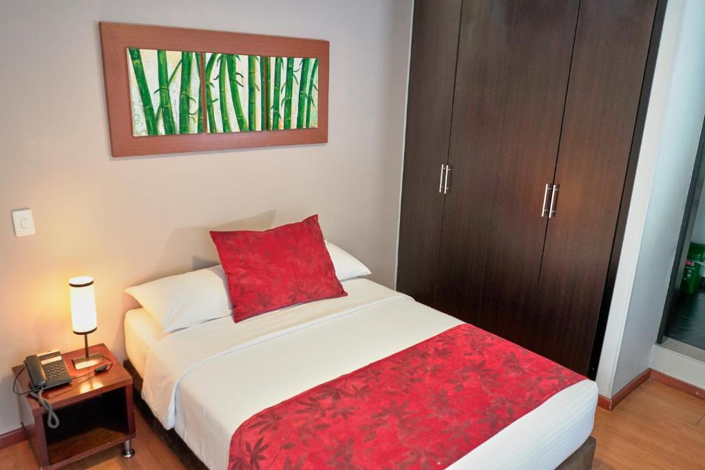Cama o camas de una habitación en Hotel Volare