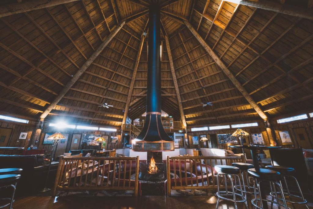 Restaurace v ubytování Teton Teepee Lodge