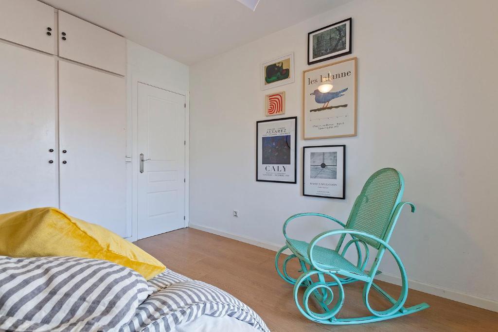 Posteľ alebo postele v izbe v ubytovaní Precioso apartamento a 5 minutos andando de la playa