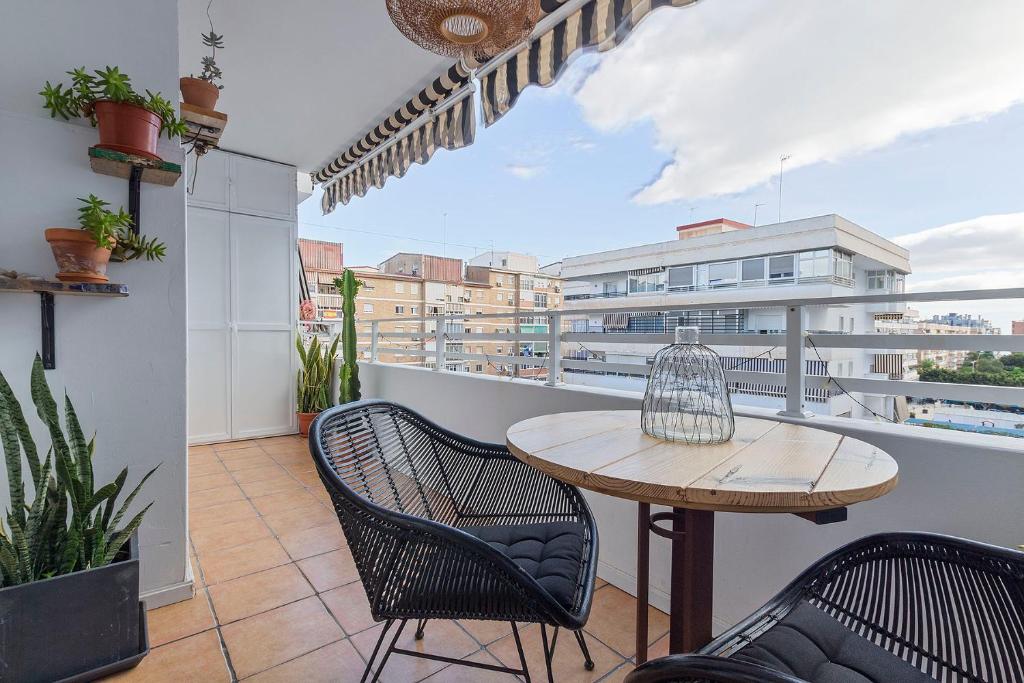 Balkón alebo terasa v ubytovaní Precioso apartamento a 5 minutos andando de la playa