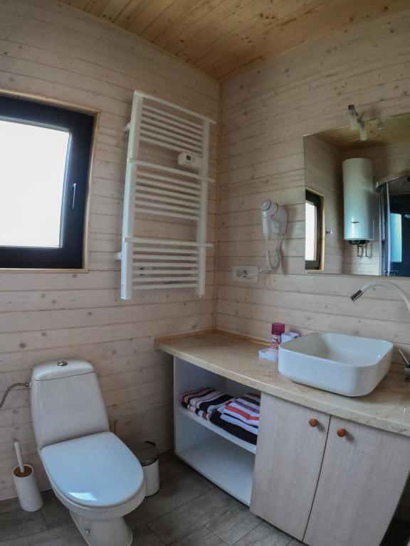 Koupelna v ubytování Tiny House Birner Ertl