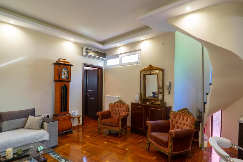 Posedenie v ubytovaní Villa Beta Sea View