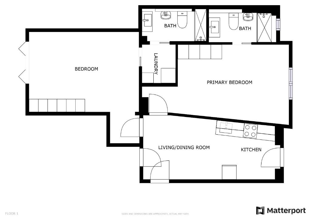Plán poschodí v ubytovaní Milano City Apartments - Stylish House Free WiFi-Parking-Airport