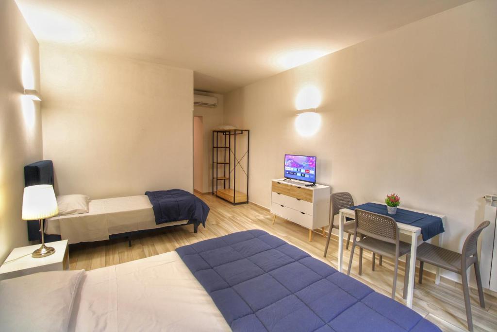 Postel nebo postele na pokoji v ubytování Dalmati House San Lorenzo