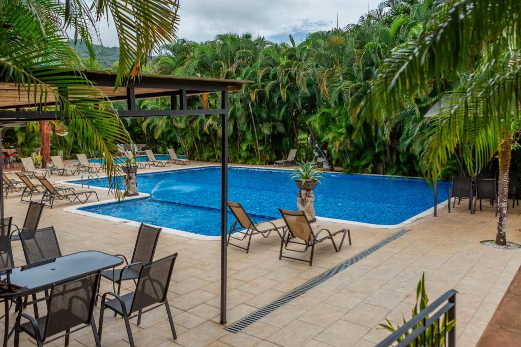 Bazén v ubytování Leyenda Boutique Hotel & Spa nebo v jeho okolí