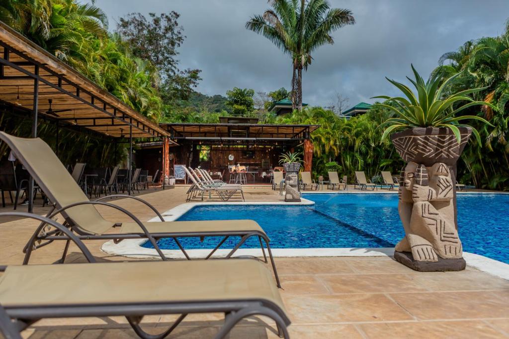 Bazén v ubytování Leyenda Boutique Hotel & Spa nebo v jeho okolí