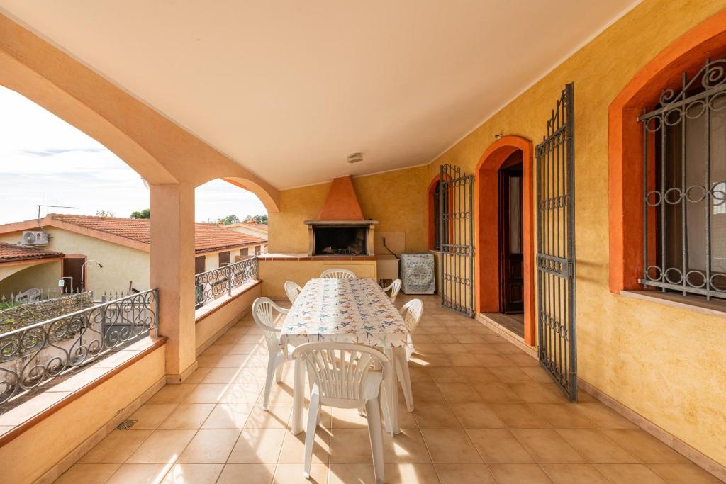 Μια τηλεόραση ή/και κέντρο ψυχαγωγίας στο Casa Vacanze dei Pini