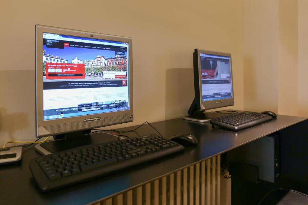 TV a/nebo společenská místnost v ubytování Habitus Hotel Leyre