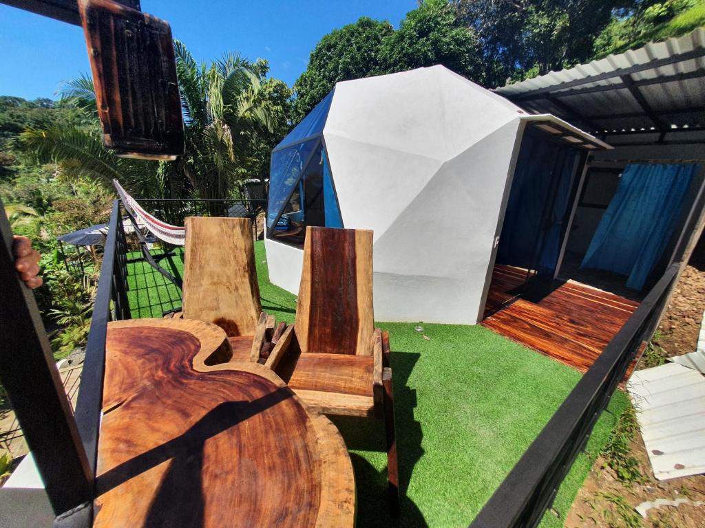 Zahrada ubytování Glamping Tomaselli