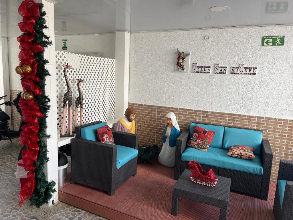 Posezení v ubytování Villa San Miguel