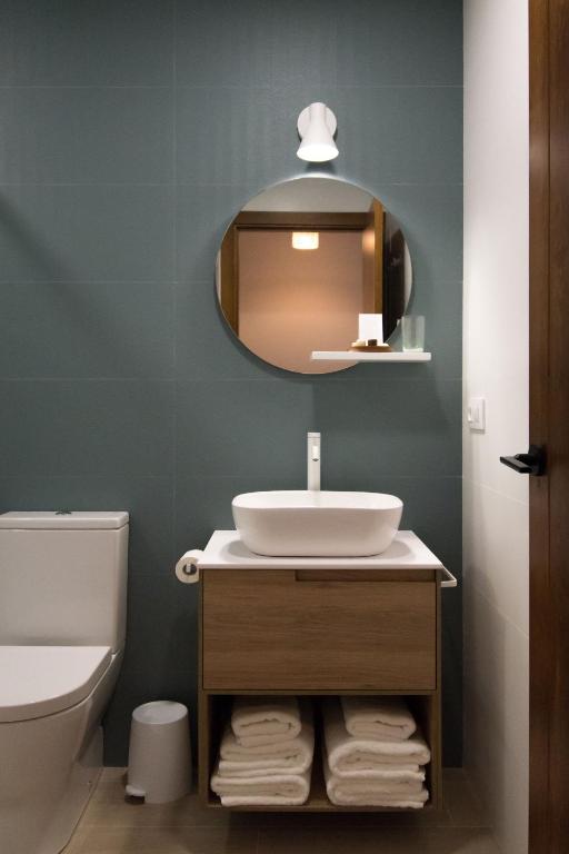 Koupelna v ubytování Apartamento Al Alba