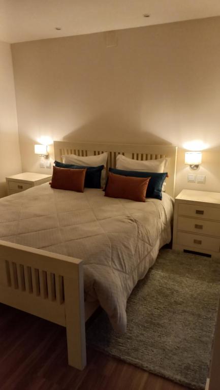 Krevet ili kreveti u jedinici u okviru objekta Casa dos Gansos