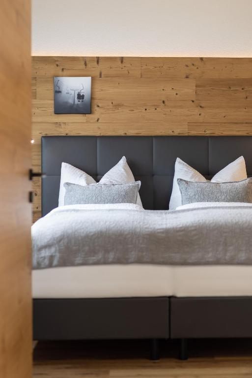 Postel nebo postele na pokoji v ubytování Apartments am Bichl