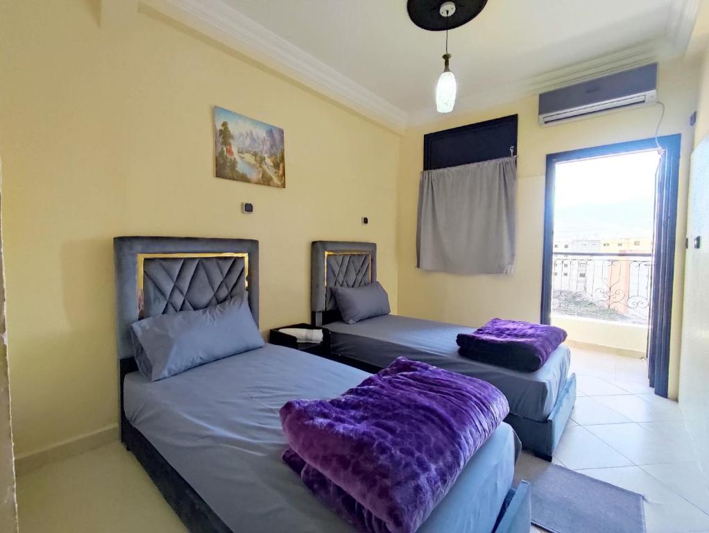 Postel nebo postele na pokoji v ubytování Hotel La coline