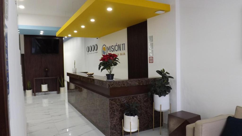 Vstupní hala nebo recepce v ubytování HOTEL MISION 11
