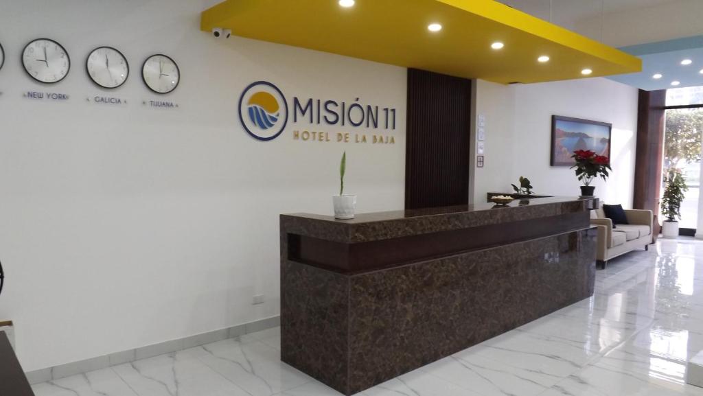 Vstupní hala nebo recepce v ubytování HOTEL MISION 11