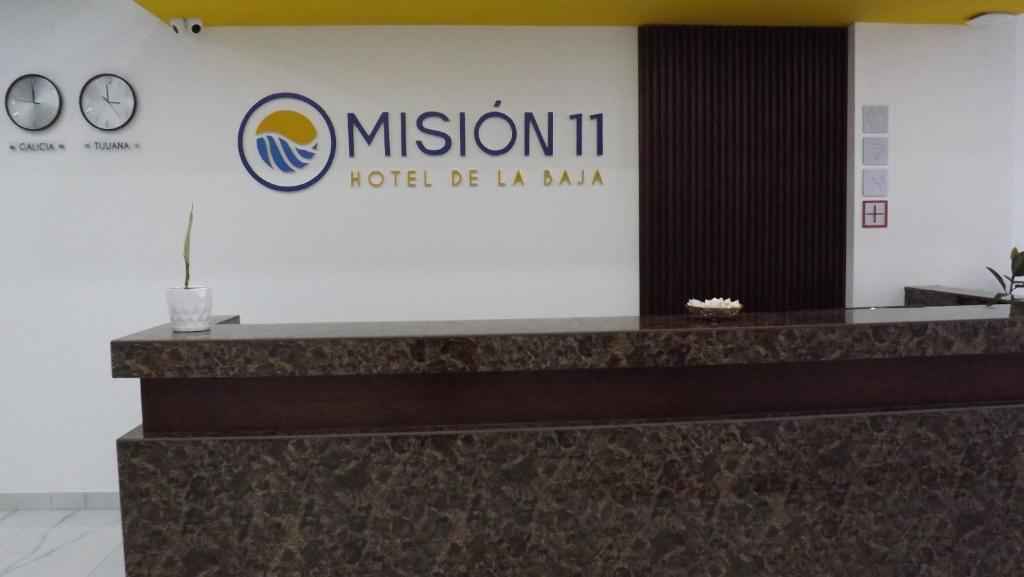 Vstupní hala nebo recepce v ubytování HOTEL MISION 11