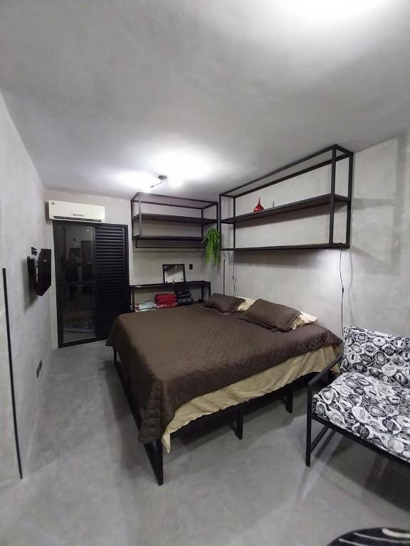 Postel nebo postele na pokoji v ubytování FLAT PALLADIUM - de frente