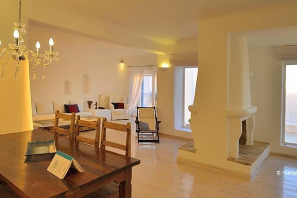 Posezení v ubytování Villa Navona Mykonos