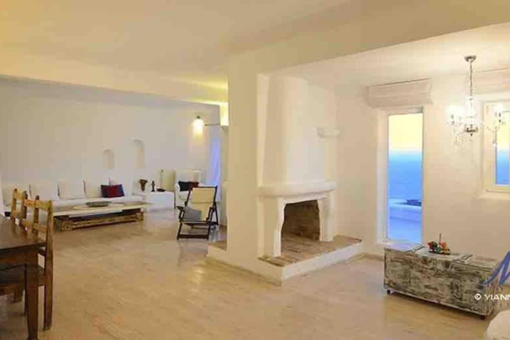 Posezení v ubytování Villa Navona Mykonos