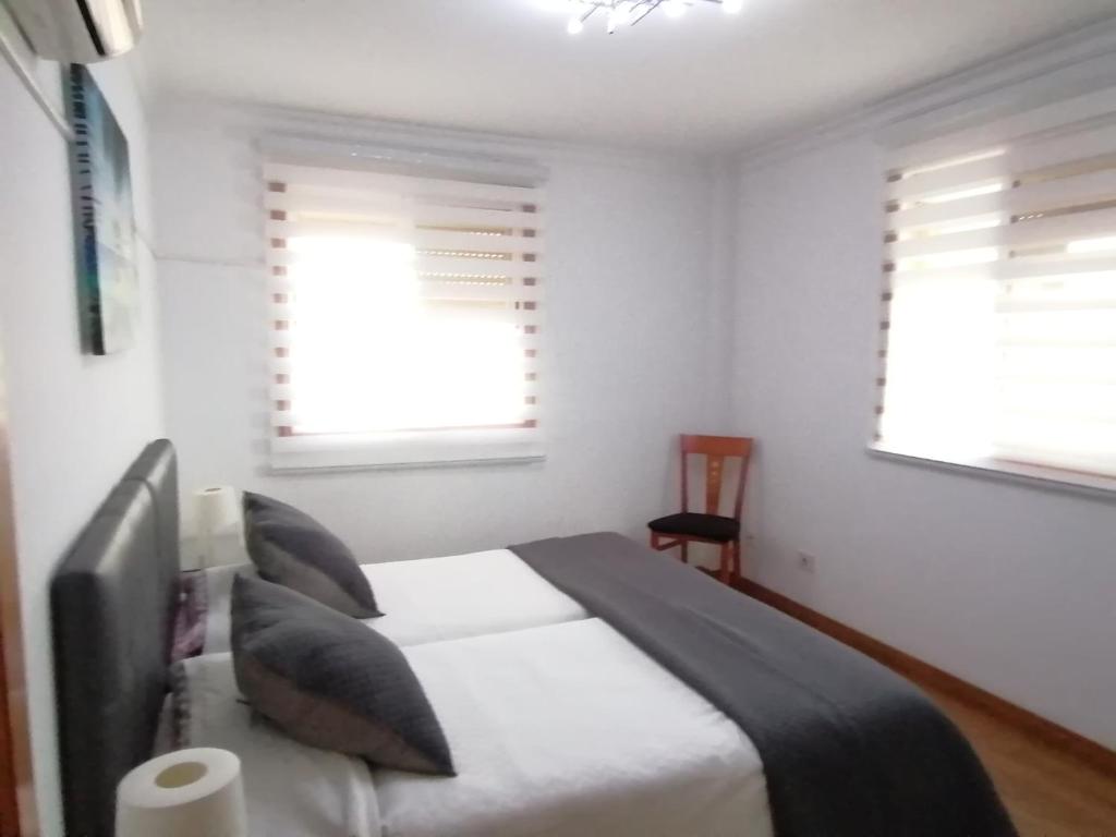 A bed or beds in a room at Apartamento mirador del Mar